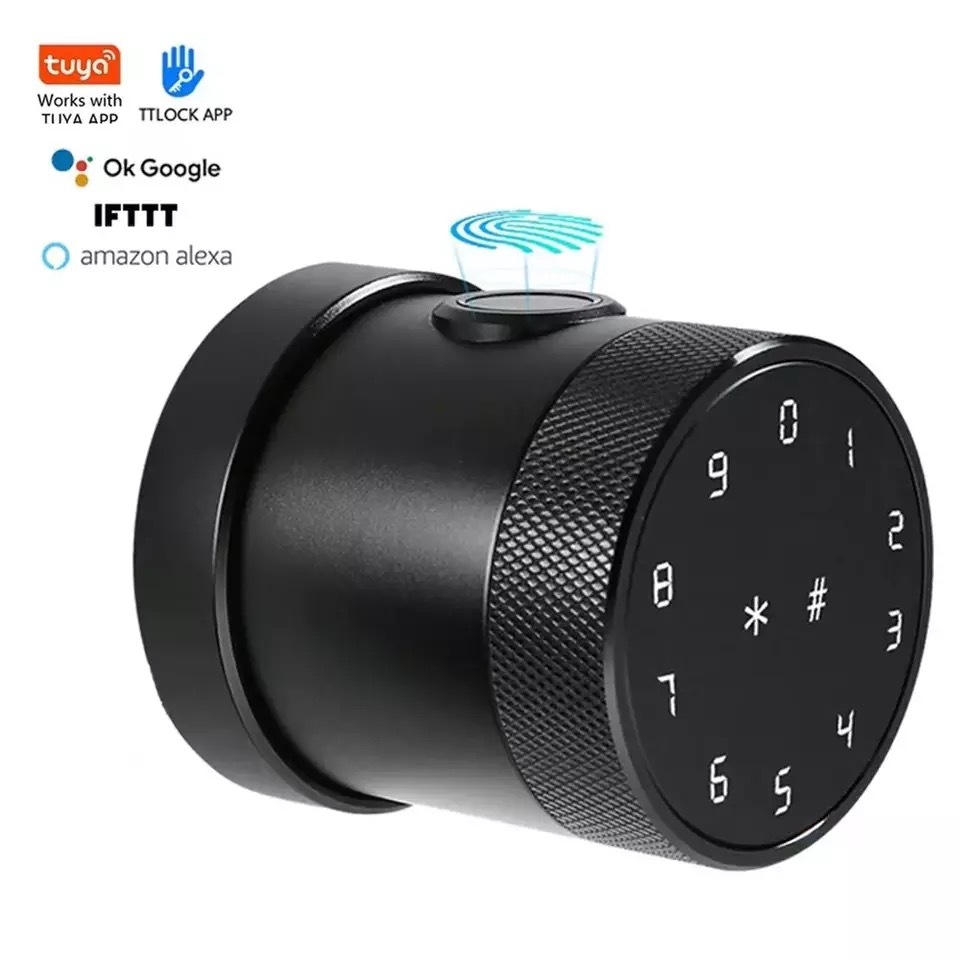 Умныйдвернойзамок/TUYA/TTLOCK/Bluetooth,отпечаток,пароль,ключи,картасврезныммеханизмом/Универсальноеоткрывание