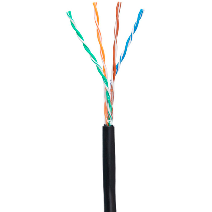 Utp 4pr 24awg cat5e. Кабель NETLAN U/UTP 4 пары кат.5e. NETLAN EC-uu004-5e-pe-BK-1.