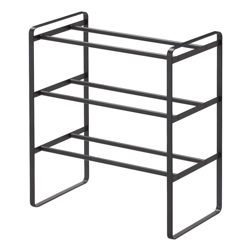 Обувница Yamazaki FRAME EXPANDABLE SHOE RACK 3 TIRE, Сталь, 70x25x46 см -  купить по выгодной цене в интернет-магазине OZON (148372184)