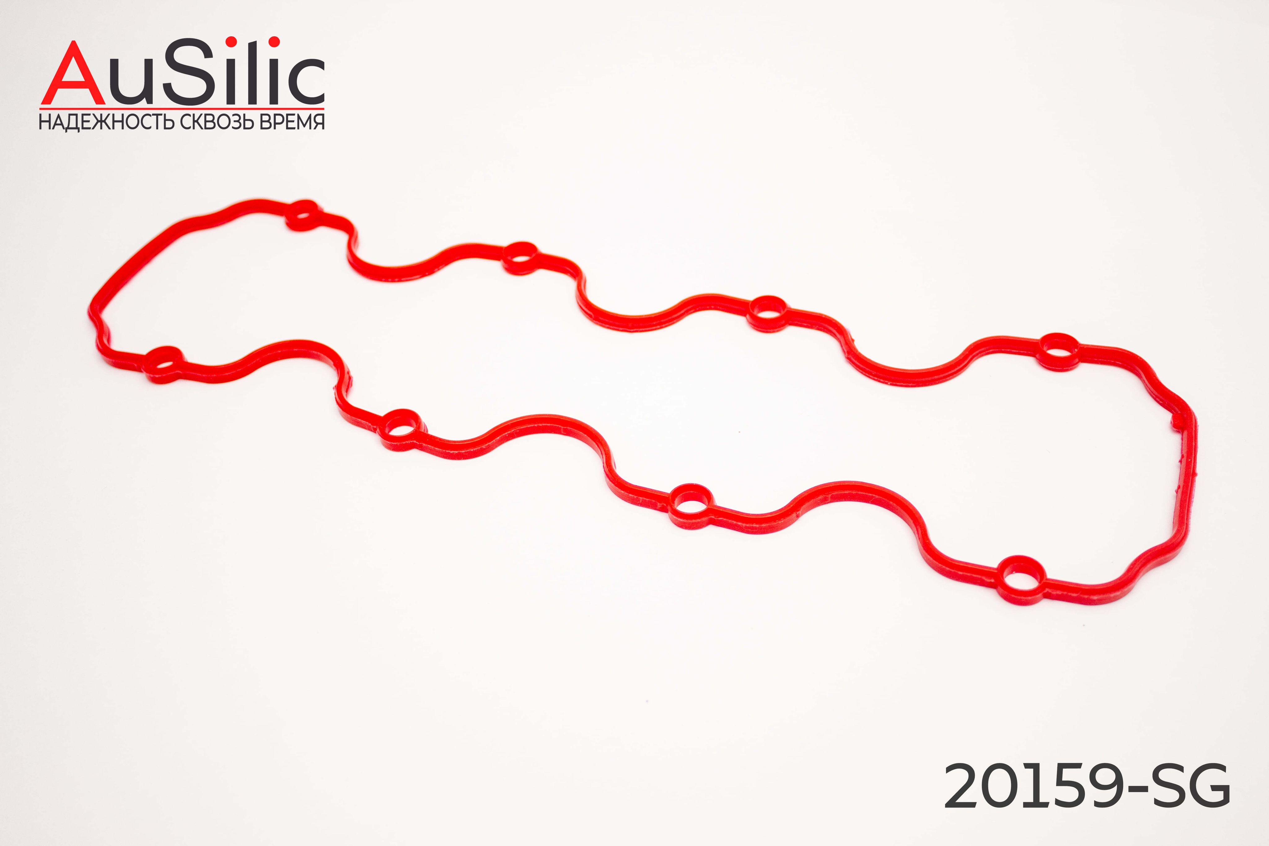 Силиконовая прокладка клапанной крышки AuSilic 20159-SG подходит для GM: Daewoo, Chevrolet, Opel, Деу, Шевроле, Опель для 96181318