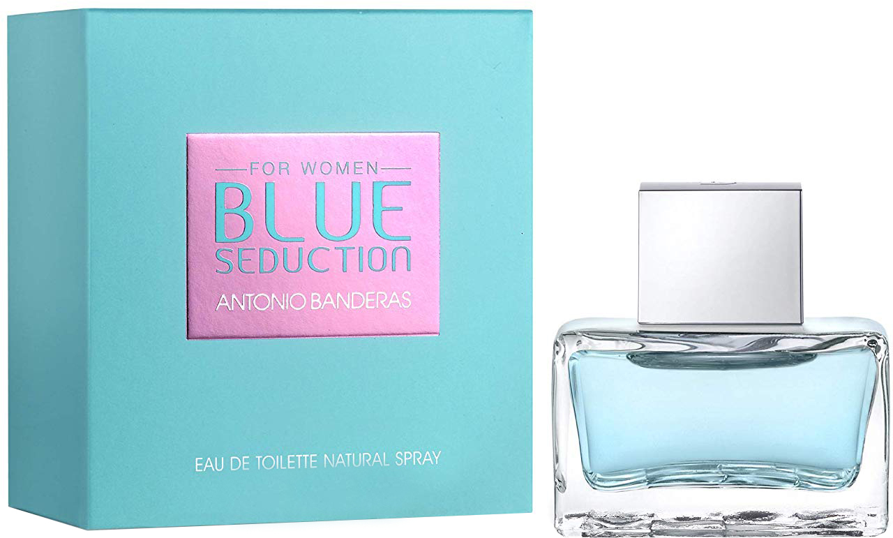 Туалетная вода banderas blue seduction. Antonio Banderas Blue Seduction. Антонио Бандерас туалетная вода Блю седуктион. Blue Seduction Antonio Banderas женские. Парфюм Antonio Banderas Blue Seduction.