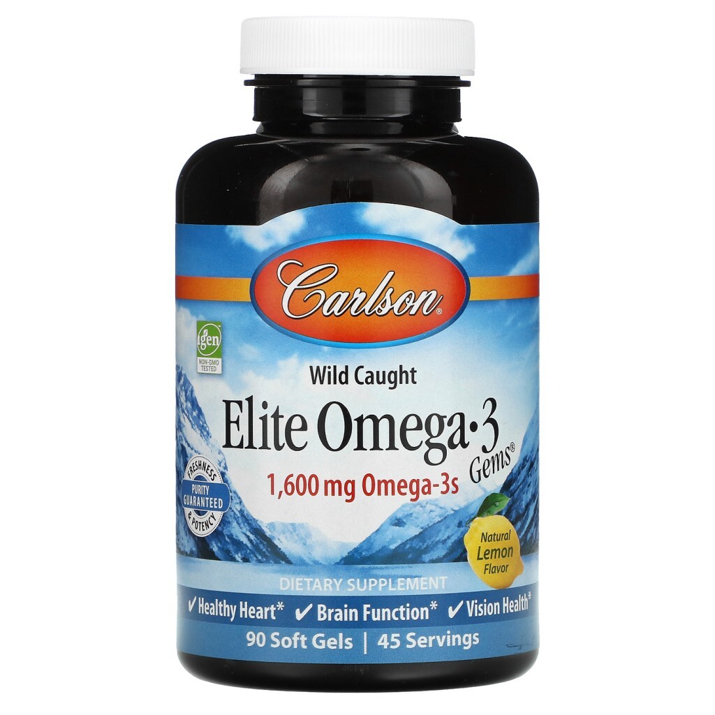 CarlsonLabsEliteOmega3-90капс.