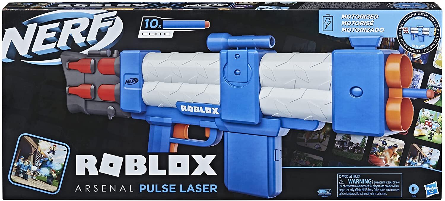 Бластер Нерф Roblox Арсенал Pulse Laser F2484 - купить с доставкой по  выгодным ценам в интернет-магазине OZON (601556736)