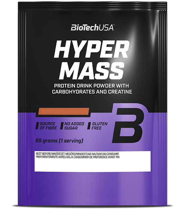 Гейнер BiotechUSA Hyper Mass 65 г клубника - купить в интернет-магазине OZO...