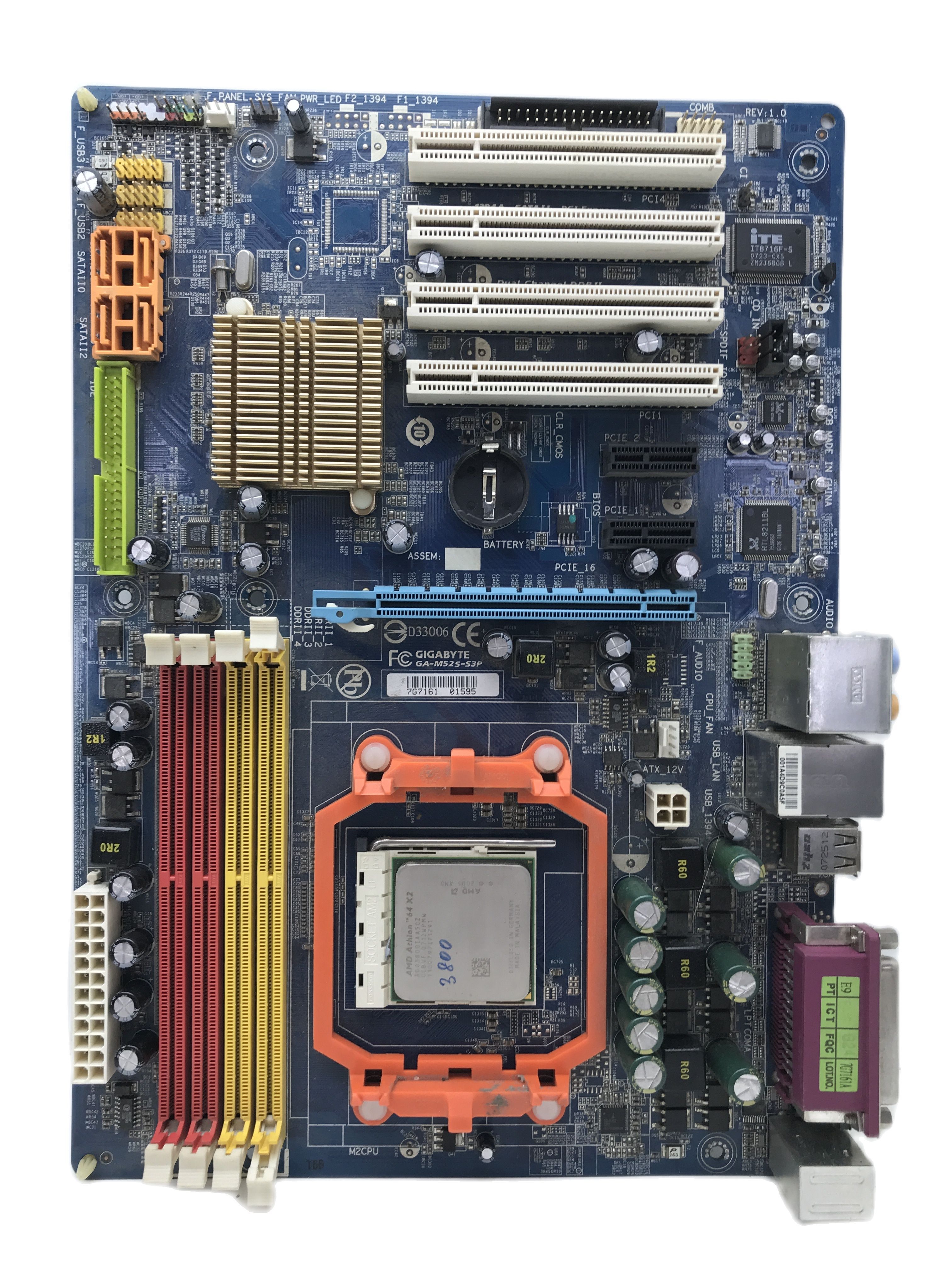 Ga m52l s3p. Ga-m52s-s3p. комплектующие компьютера.