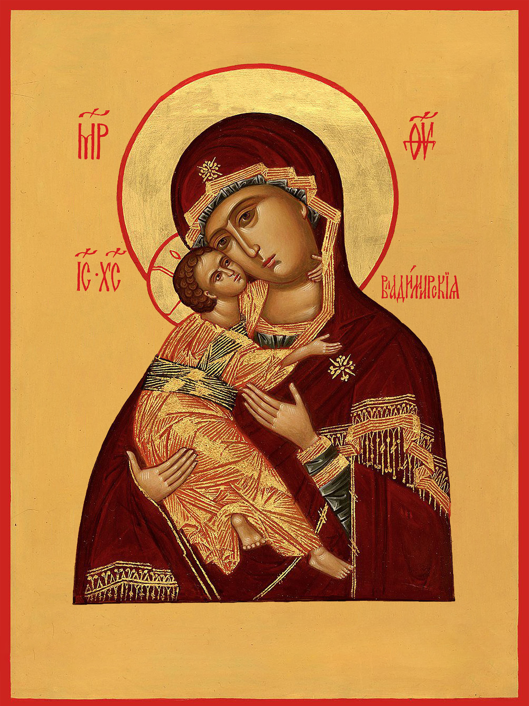 Чудотворная Владимирская икона Божией матери
