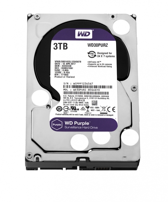 WesternDigitalВнутреннийжесткийдиск(WD30PURZ)