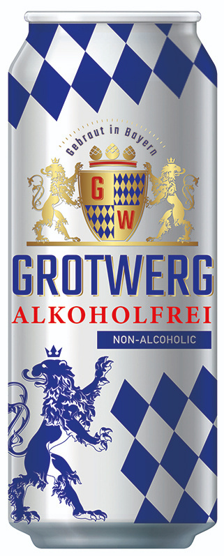 Безалкогольное пиво Grotwerg Alkoholfrei, 6 шт по 0.5л, Германия