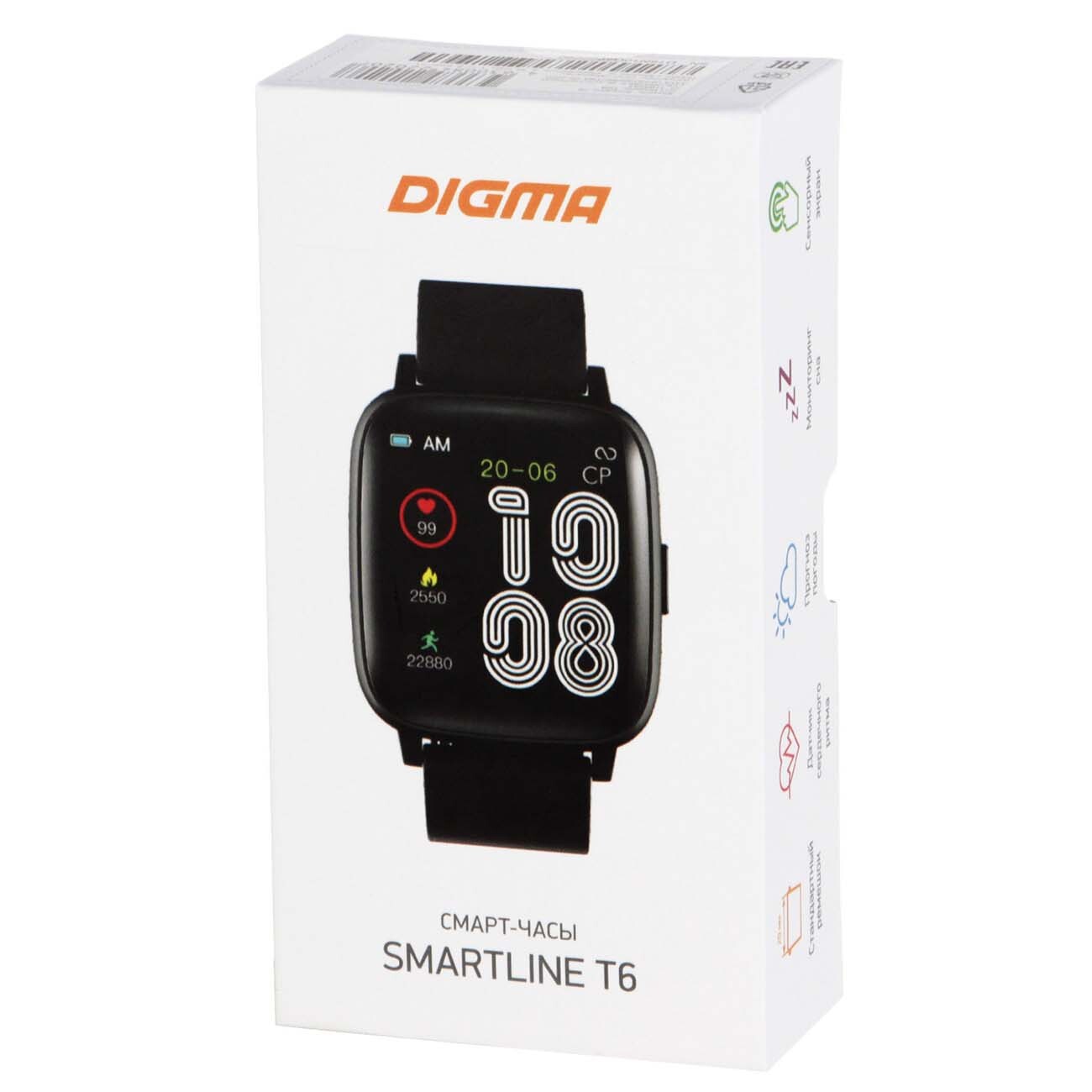 Часы digma smartline t6