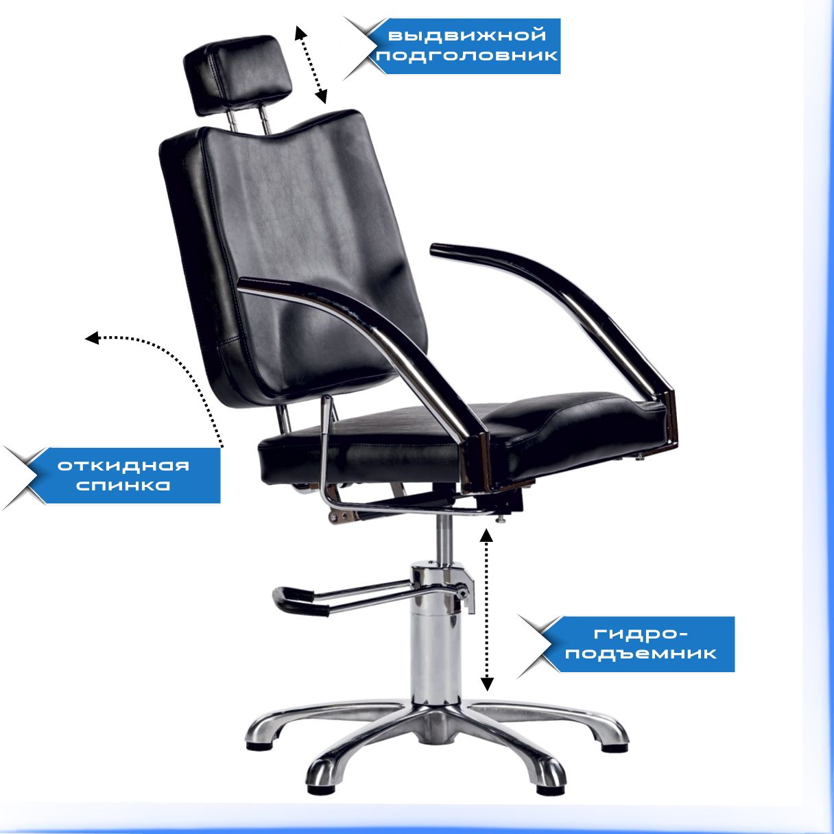 Регулировка угла наклона спинки кресла