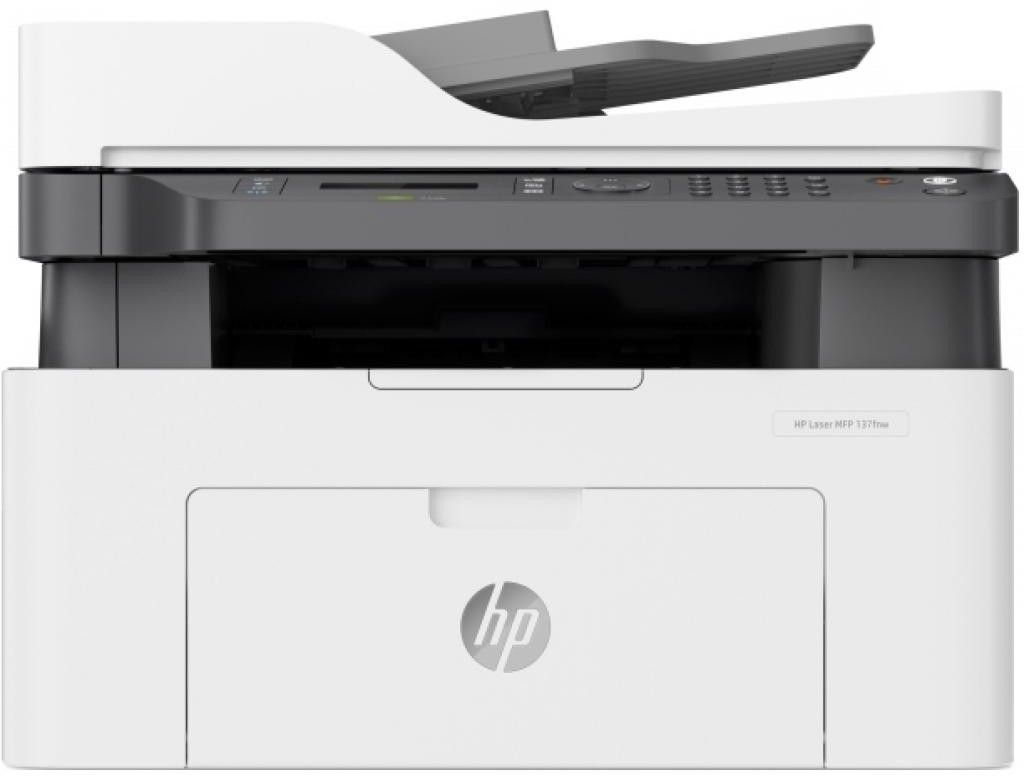 Как подключить принтер hp laser mfp 137fnw МФУ HP 4ZB84A купить по низкой цене в интернет-магазине OZON