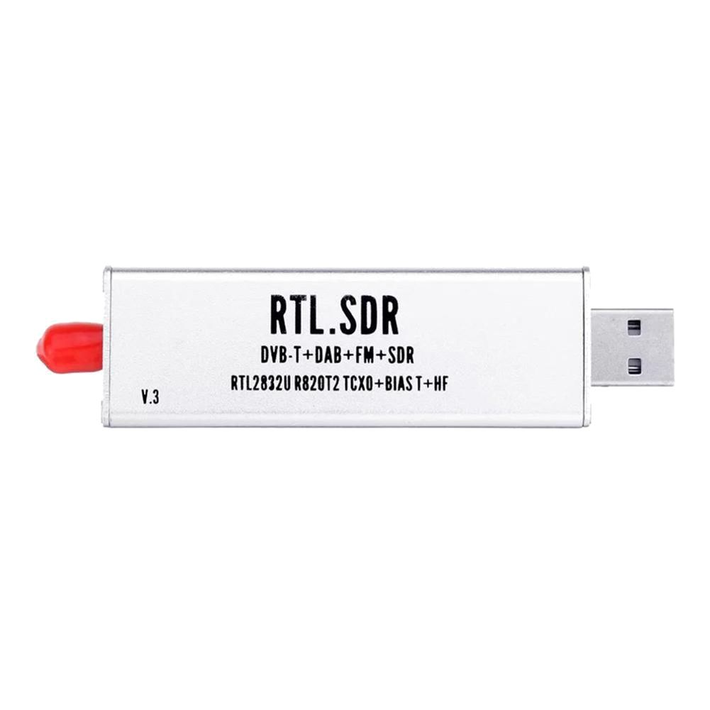 ПриемникTCXORTLSDR0,1МГц-1,7ГГц,USB-ключRTL-SDRR820T2