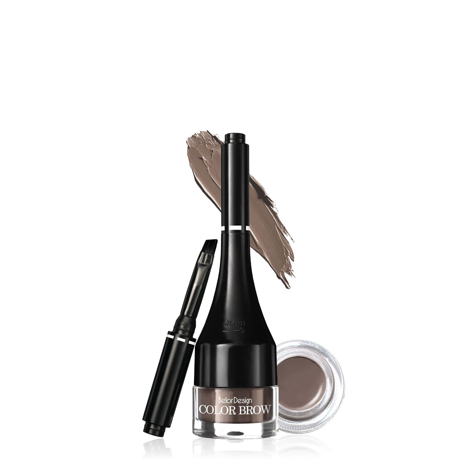 Belor Design Подводка для бровей Color Brow, Тон 2 Тауповый