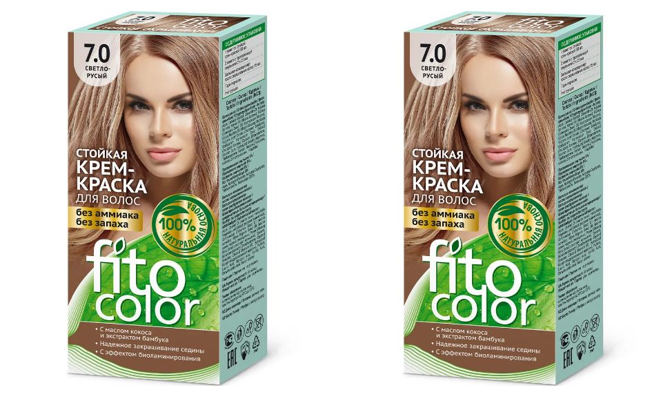 Fitocolor стойкая крем-краска для волос темный каштан 115мл