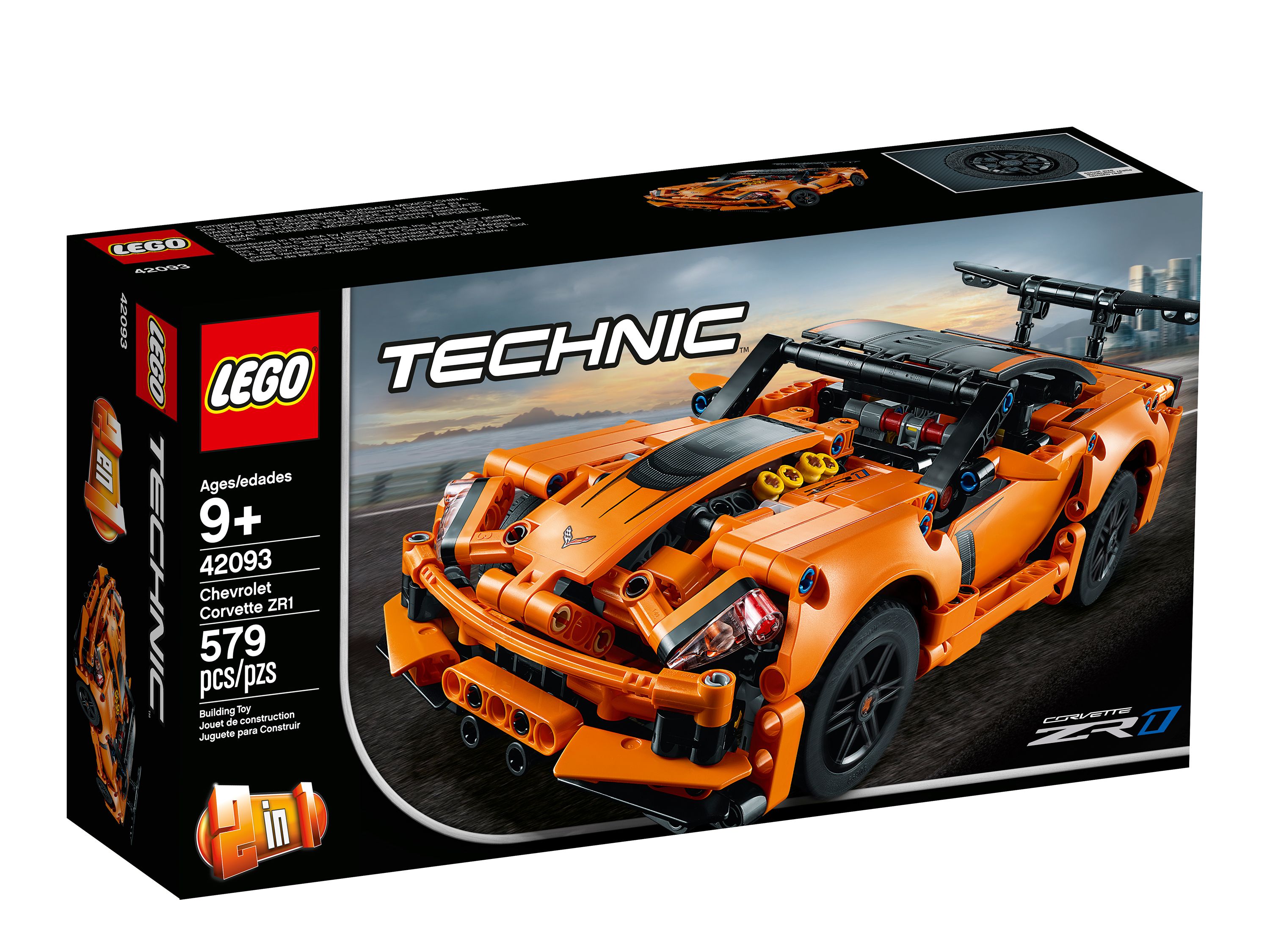 lego corvette hot rod