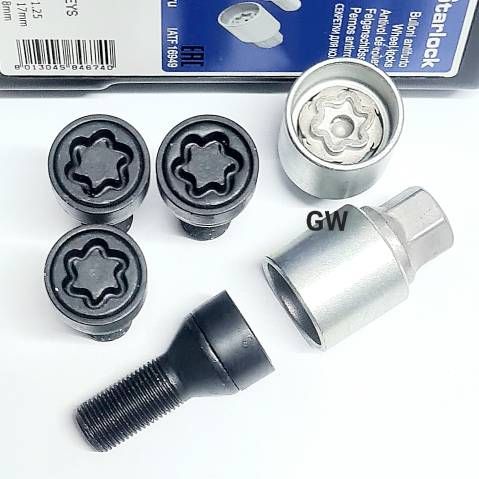 Секретки колес болты М14х1.25 L28 мм 2