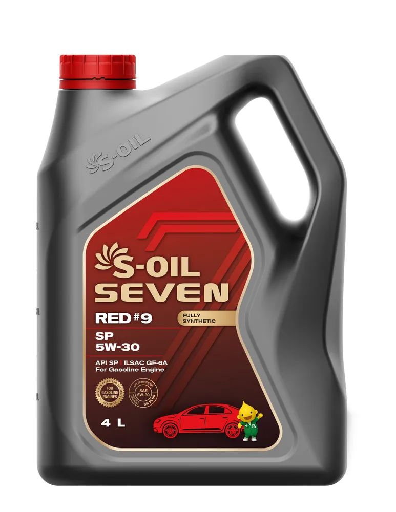 S-OIL SEVEN RED #9 5W-30 Масло моторное, Синтетическое, 4 л