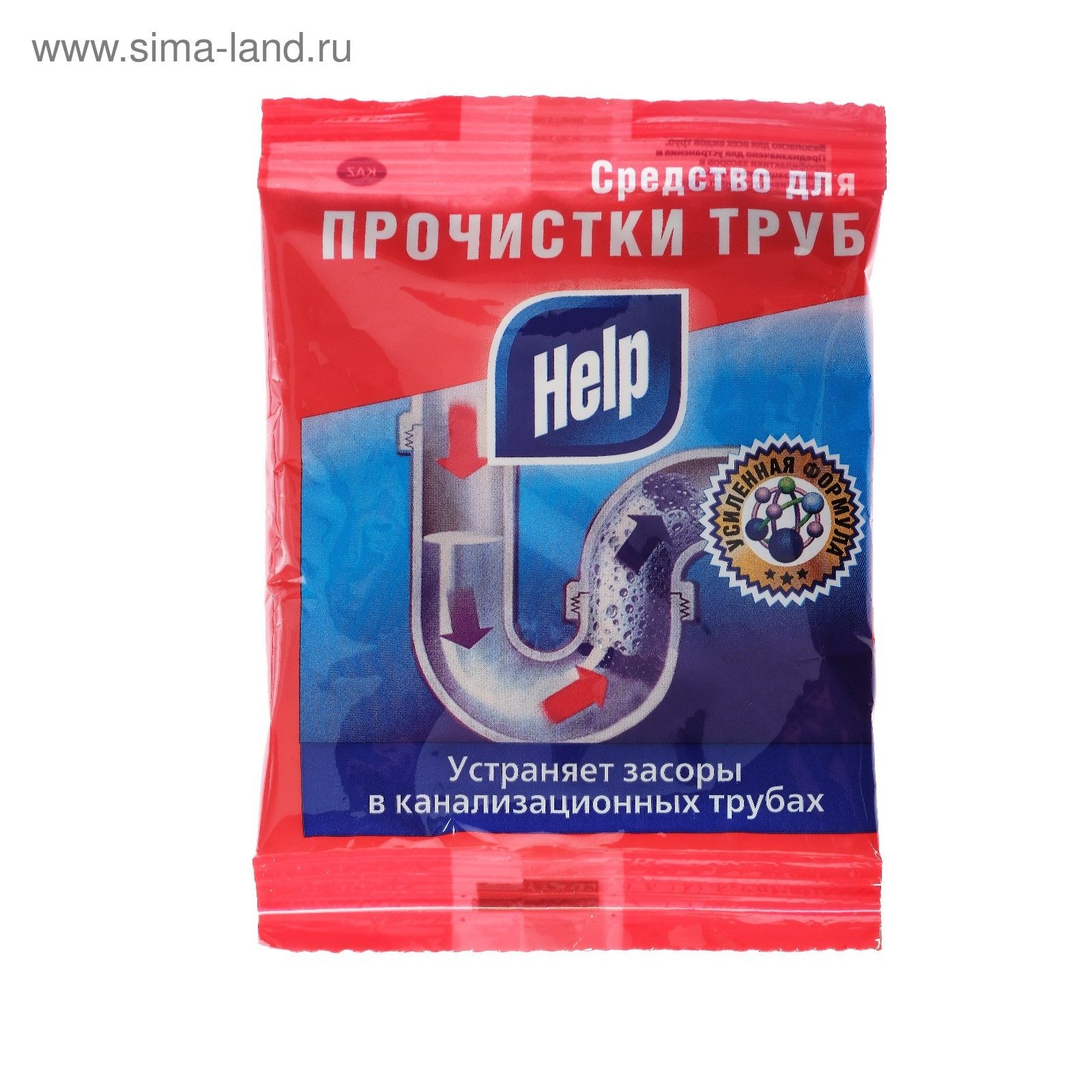 Средство для прочистки труб help, саше, 90 г