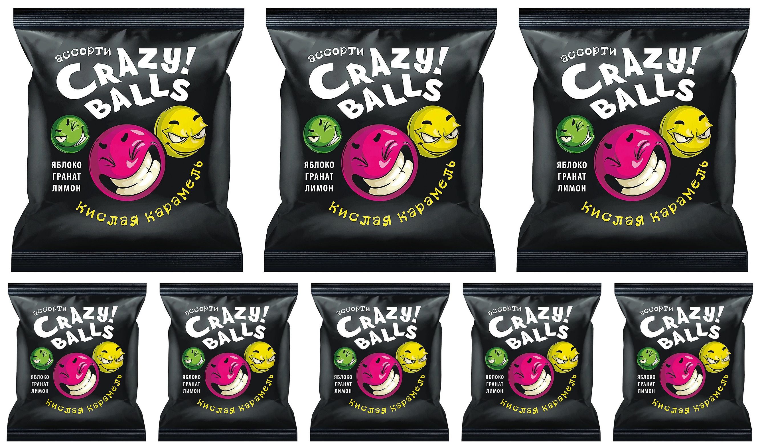 Crazy balls конфеты