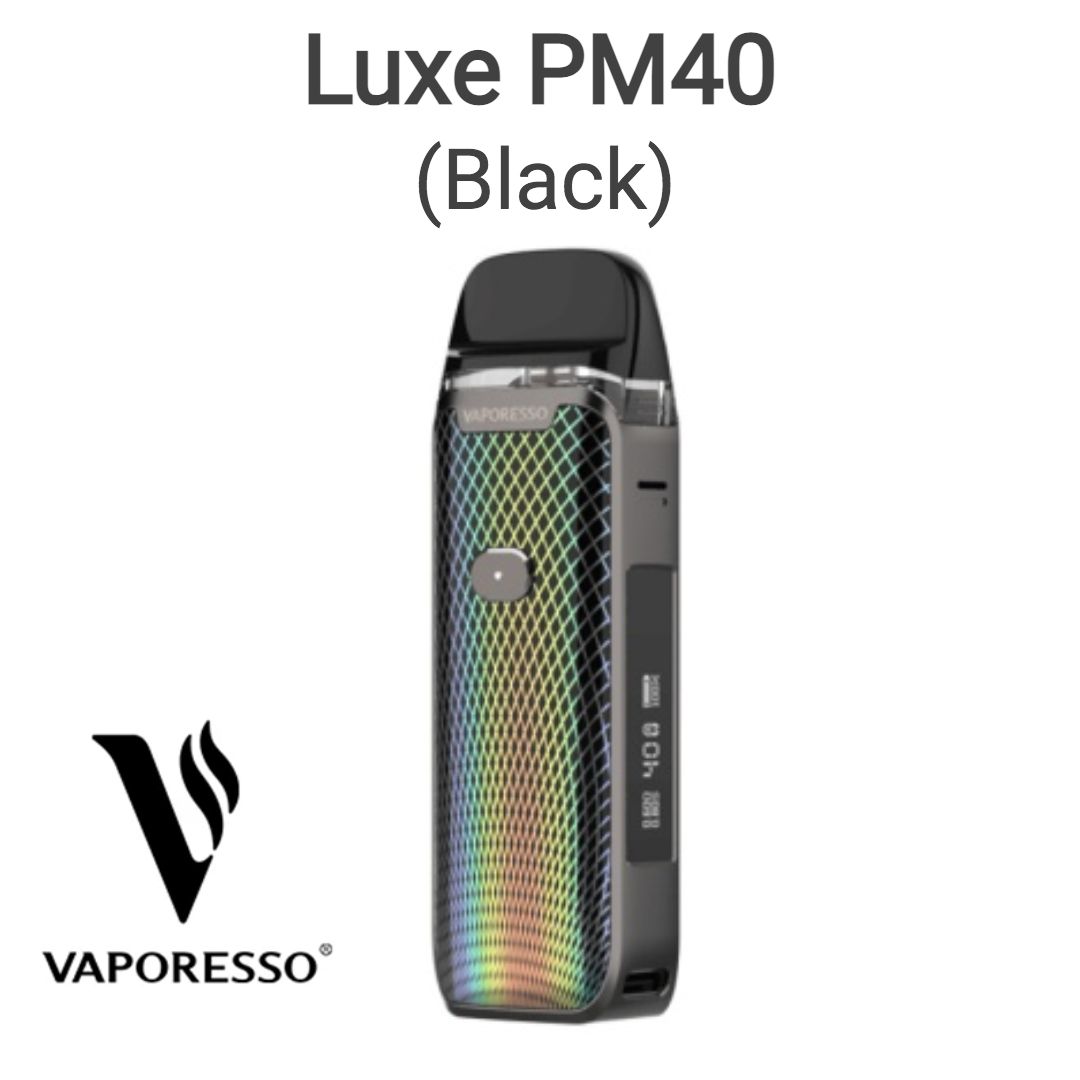 Vaporesso lux pro. Вапорессо Luxe pm40. Vaporesso Luxe pm40 Kit Black. Vaporesso Luxe pm40 pod Mod Kit. Vaporesso Luxe pm40 Интерфейс.