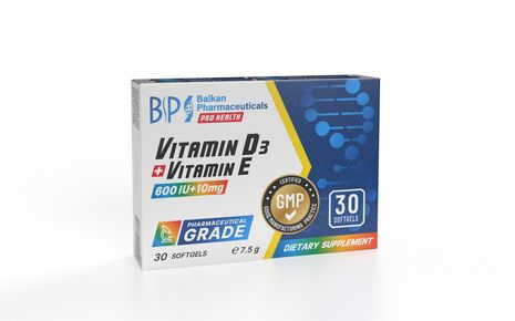 Витамин D3+Витамин Е ВР (Vitamin D3+ Vitamin E BP)