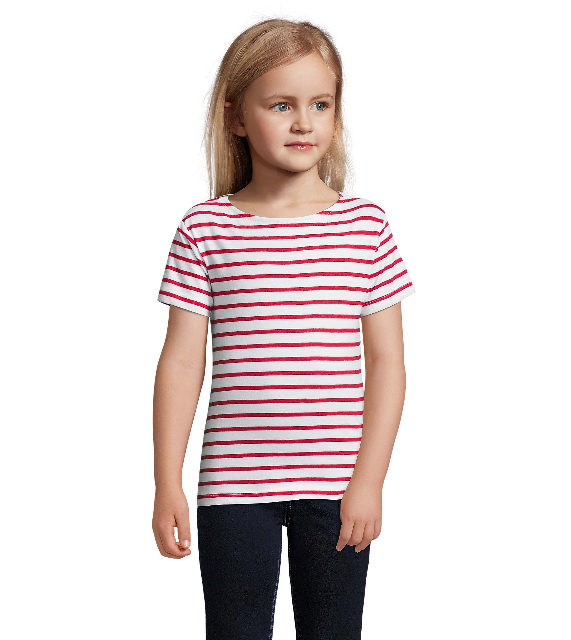 Miles kids. Детские футболки комбинированные с полоской. MSGM Kids t Shirt Red and Silver.
