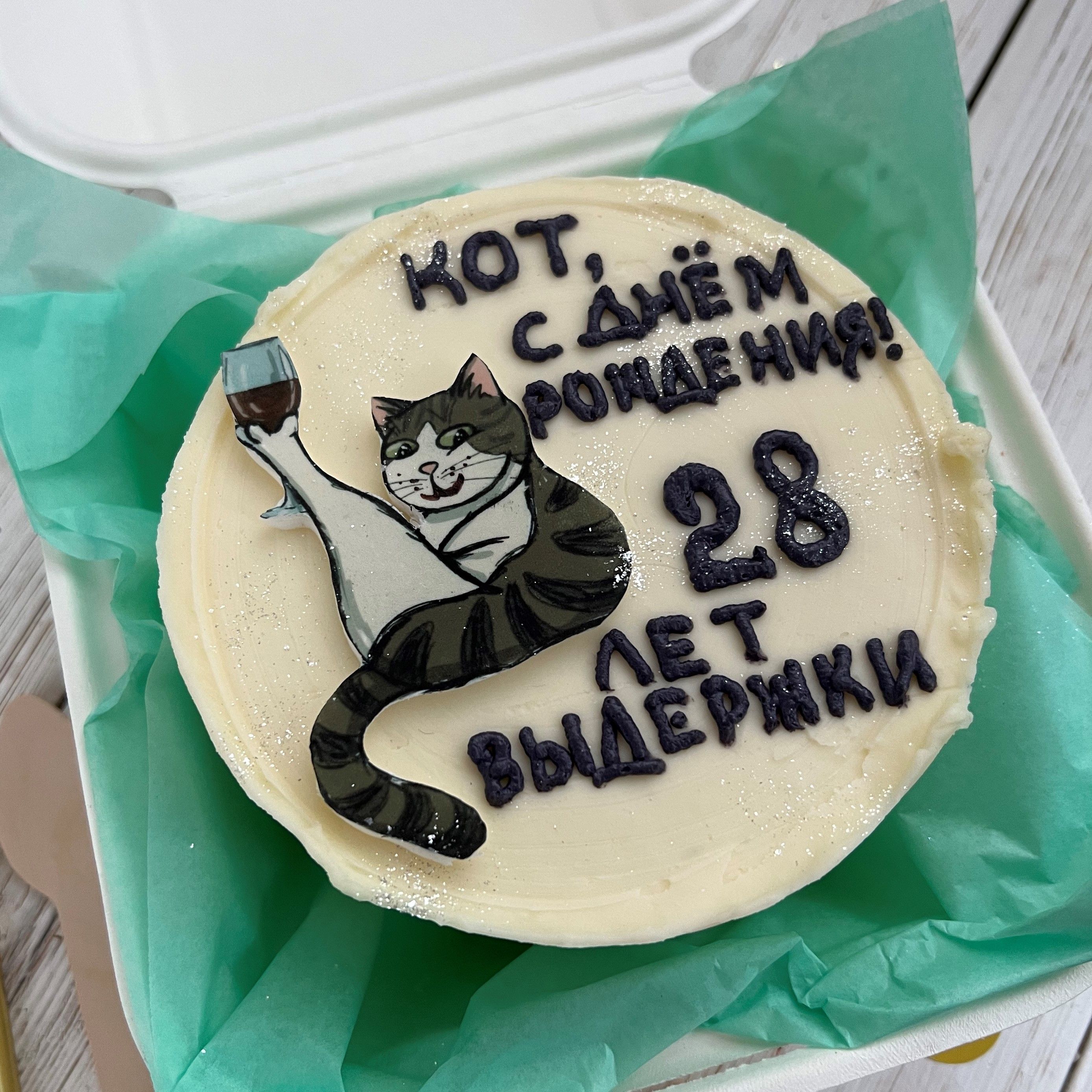 Торт с котом