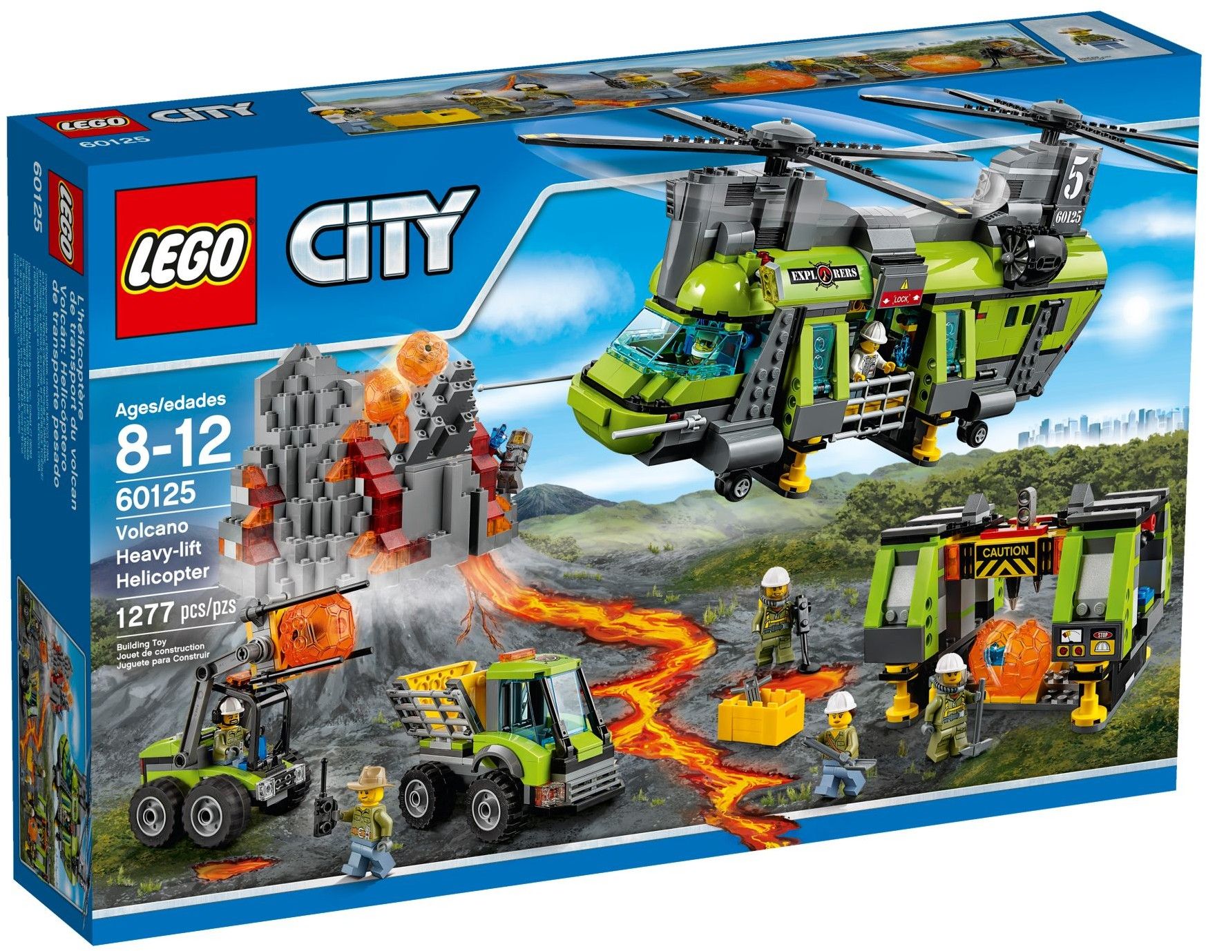 Lego city volcano sale