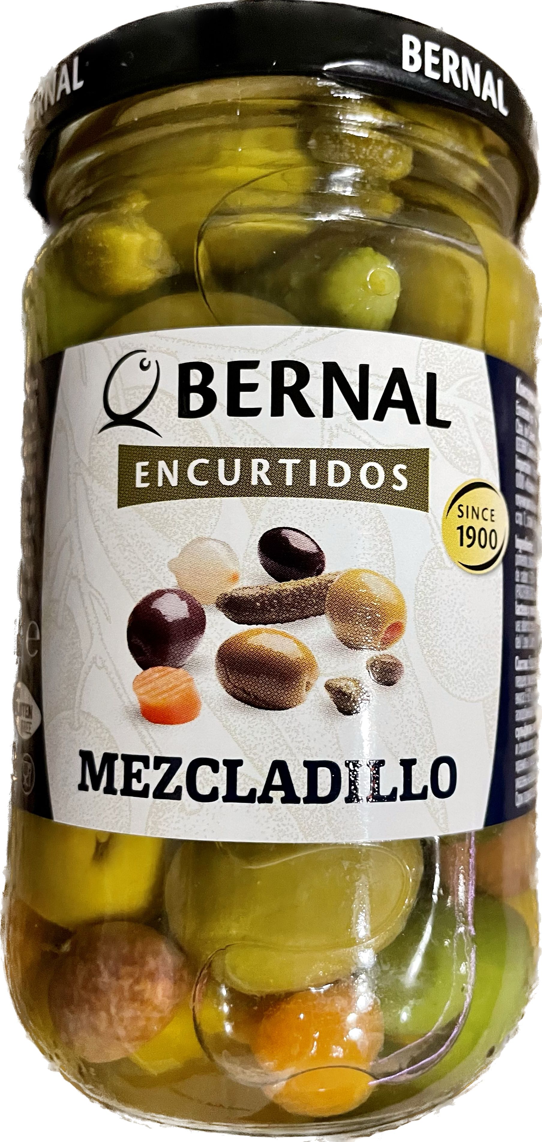 Коктейль MEZCLADILLO из оливок с Пикулями Bernal, Испания, 300г