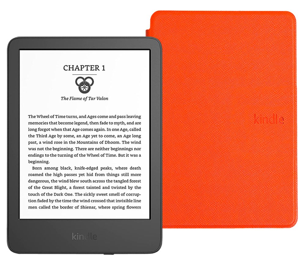 Amazon Kindle 6" Электронная книга 11 (16Gb) SO + обложка ReaderОNE, оранжевый