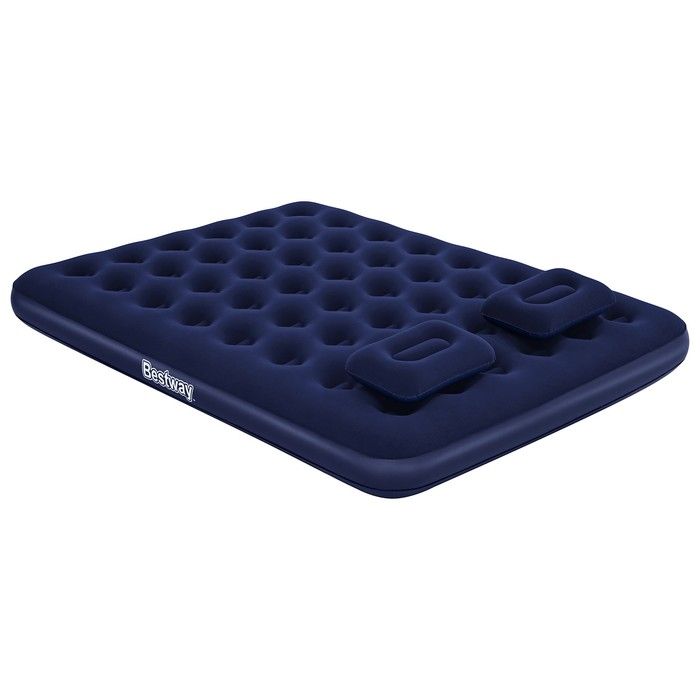 Матрас надувной bestway flocked air bed 203 х 183 х 22 см