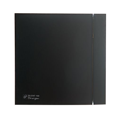 Вентилятор Soler & Palau Silent Design 100 CRZ Matt Black 4C (таймер)