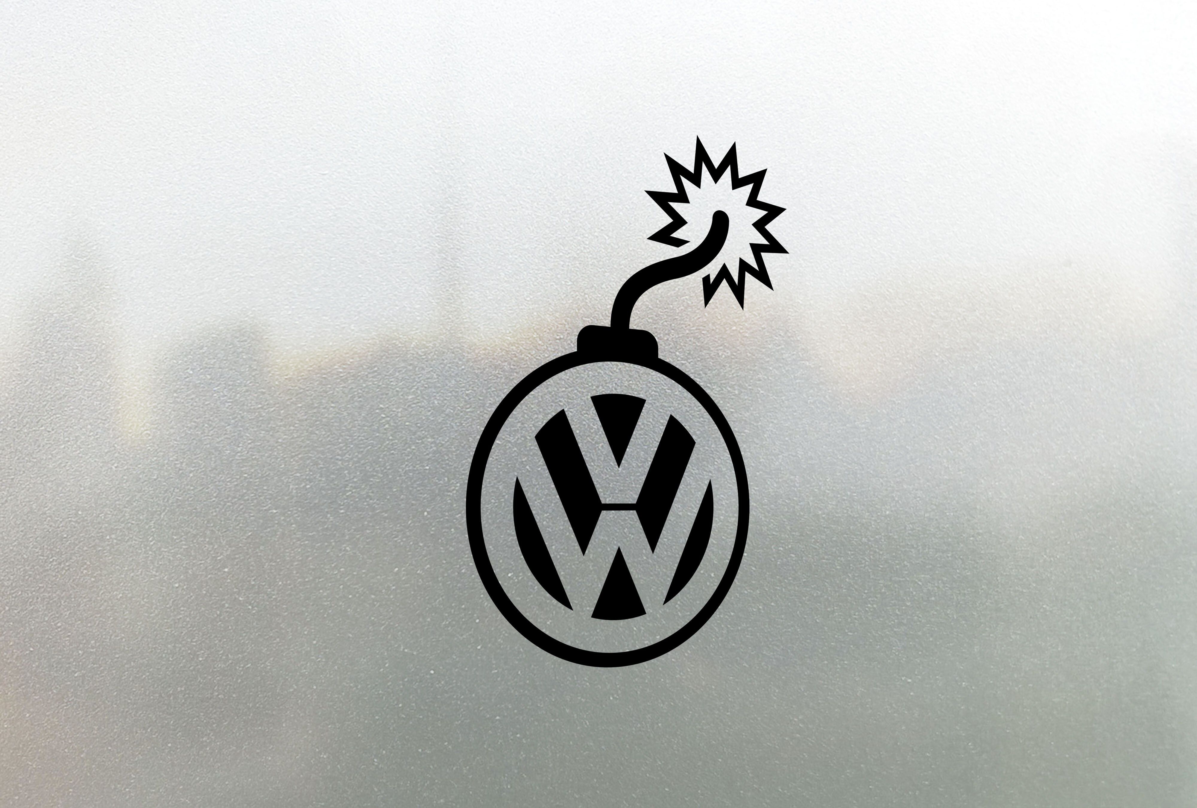 Harlekin Volkswagen наклейка