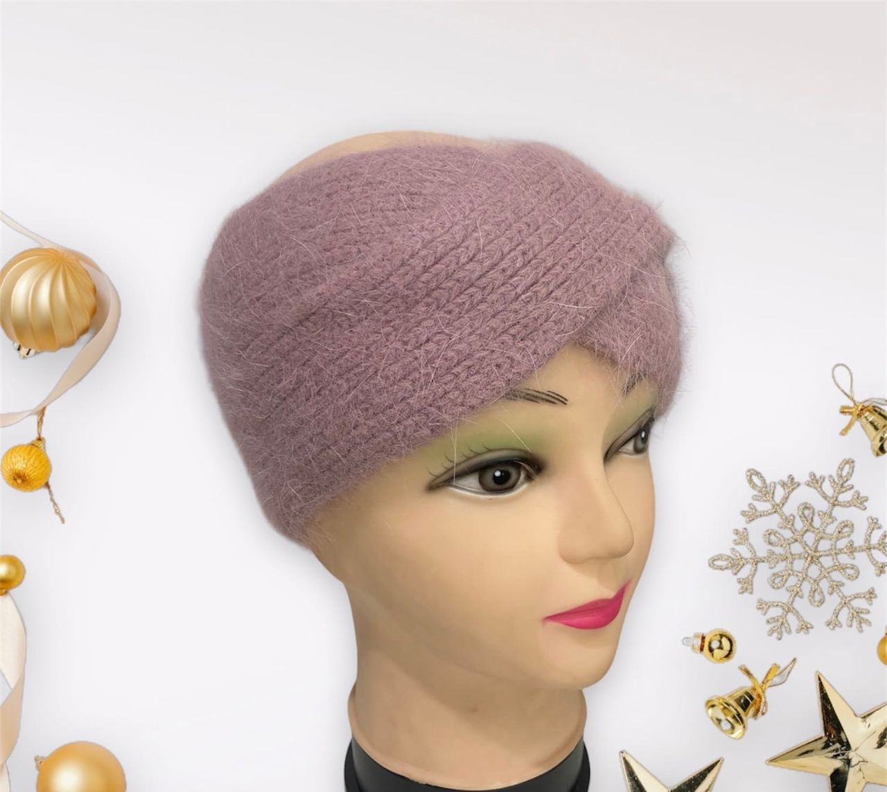 Женские повязки на голову спицами – Подборка из 40 моделей