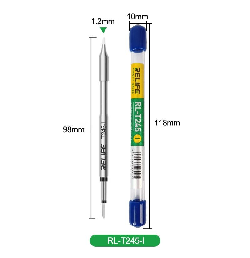 Жало для паяльника JBC C245, совместимый с паяльной станцией GVM T245, RL-T245-I