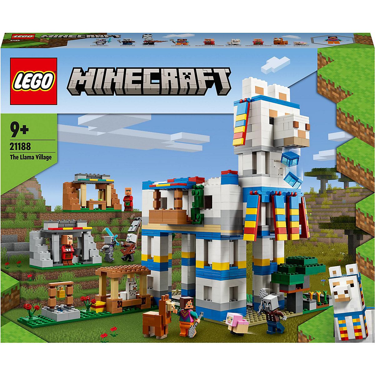 Lego Minecraft 21188 Деревня Лам - купить с доставкой по выгодным ценам в  интернет-магазине OZON (1164785156)