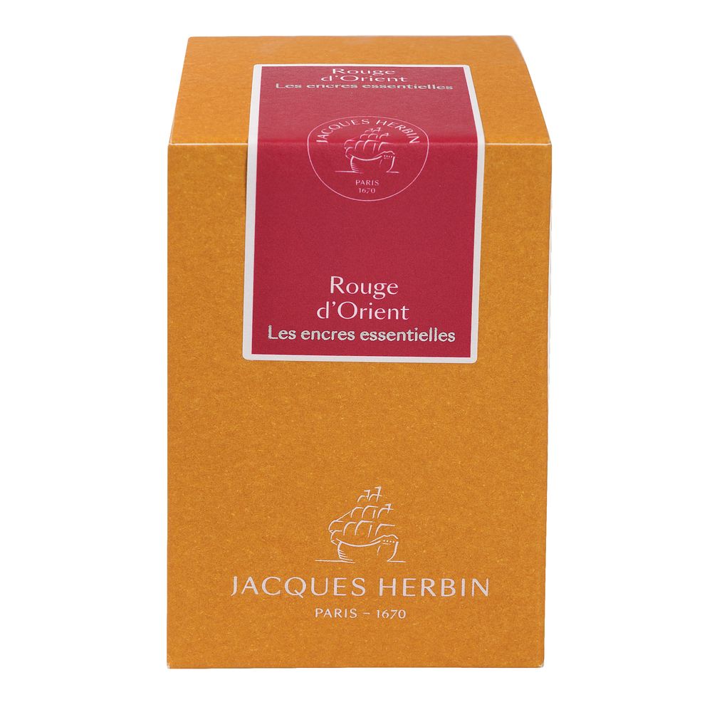 Чернила в банке Herbin Prestige, 50 мл, Rouge d'orien Восточный красный