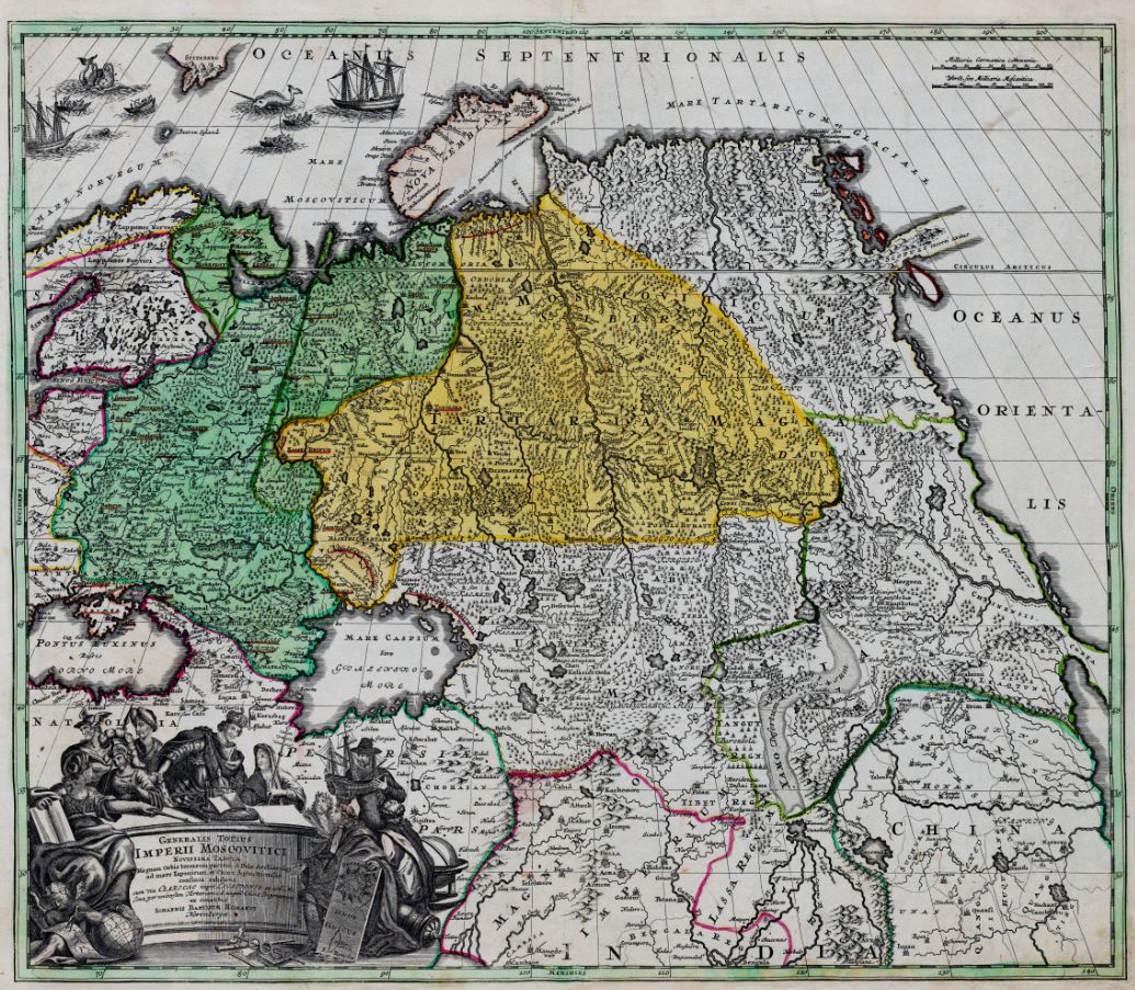 Иоганн баптист гоманн карта мира 1716