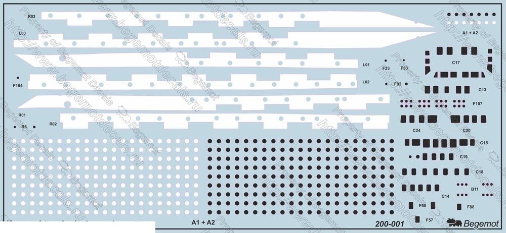 Декаль Begemot 200001  Крузенштерн