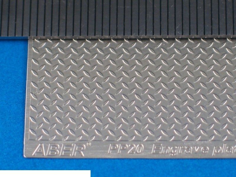 ABER ABR-PP20 Дополнения для Engrave plates (Modern type 1x1 strips, 1:24/25 scale) для