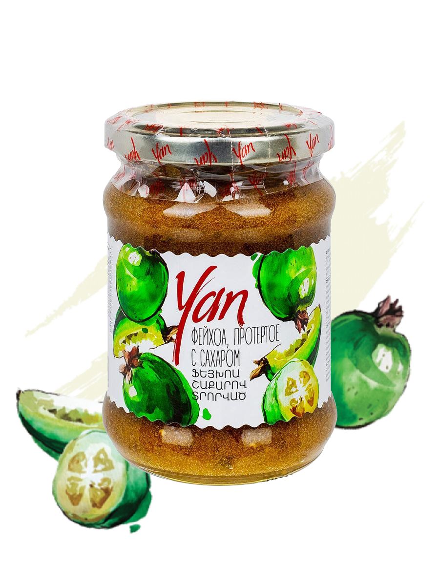 Варенье YAN из фейхоа армянские продукты - 3шт.