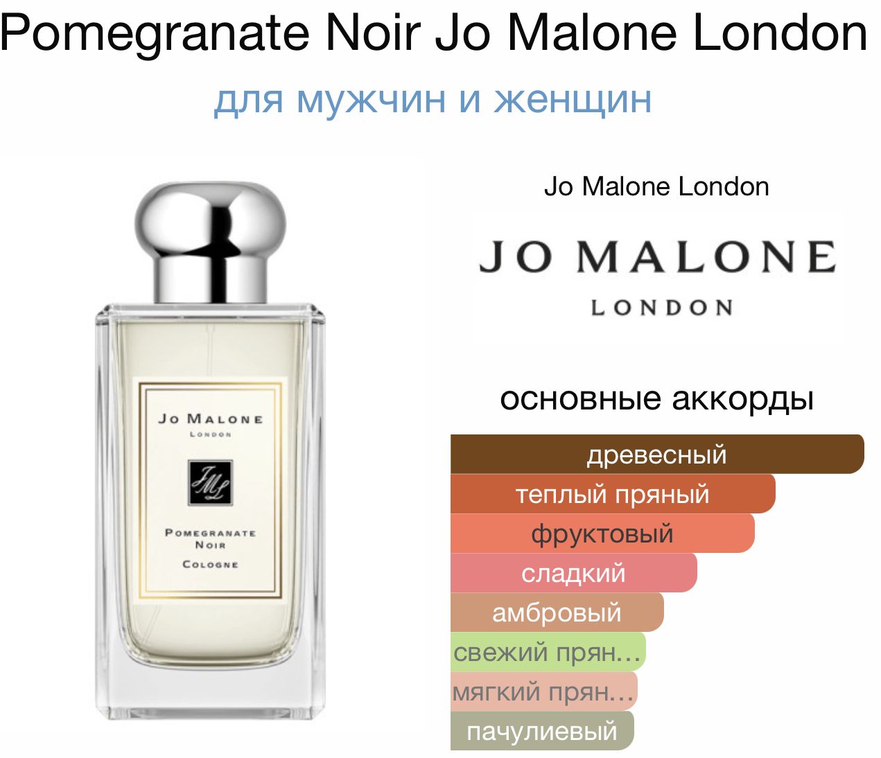 London Jo nnnnnnMalone hshshPomegranate Noir bsbbs100 -- объед! - 1  Одеколон 100 мл (919972595)