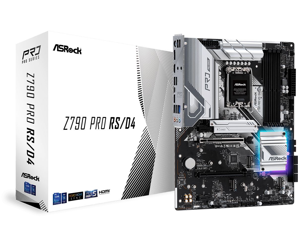 ASRock Материнская плата Z790 PRO RS/D4 DDR4