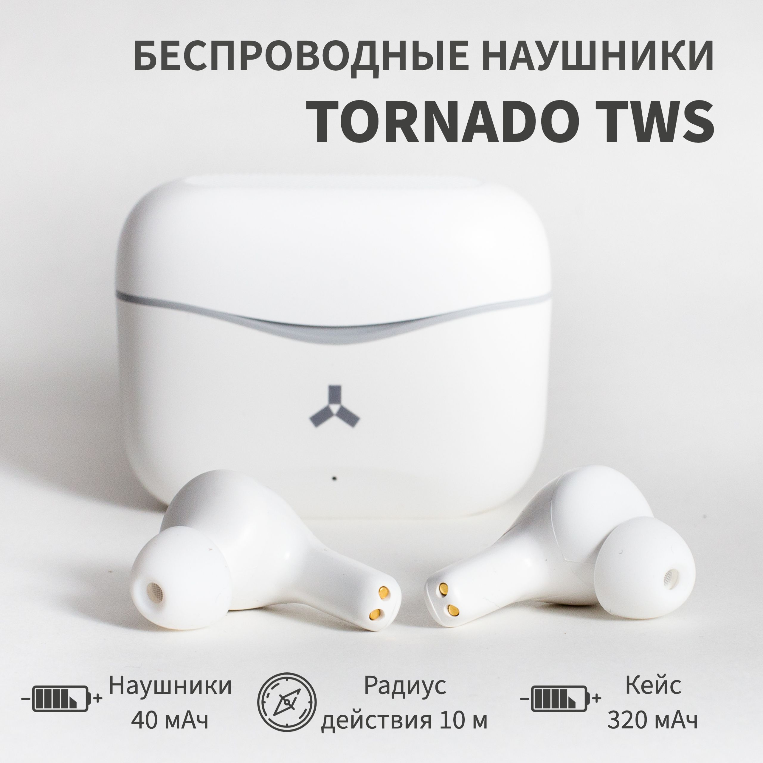 Наушники Внутриканальные AccesStyle Tornado TWS - купить по доступным ценам  в интернет-магазине OZON (813075638)