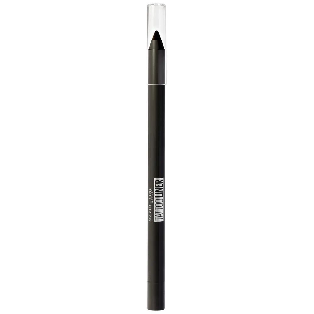 Как выглядит карандаш для глаз Maybelline New York Карандаш для глаз гелевый водостойкий Tattoo Liner № 900 Чёр