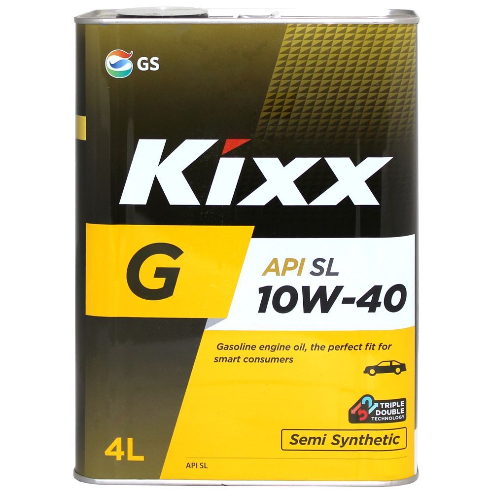 Kixx G SL 10W-40 Масло моторное, Полусинтетическое, 4 л