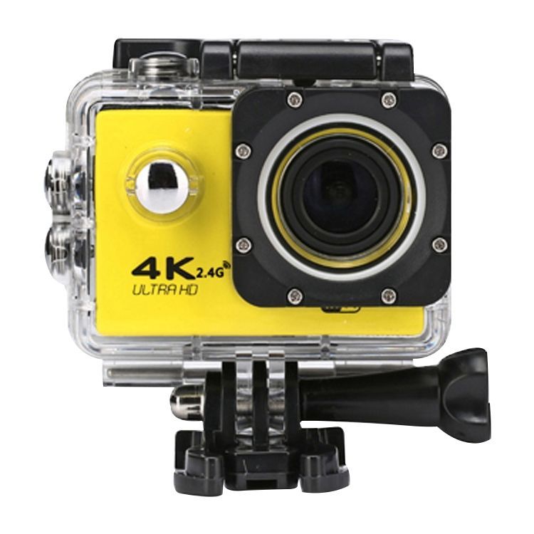 Экшн-камера H9 Interpolated 4K action camera. 16G SD card included, желтый