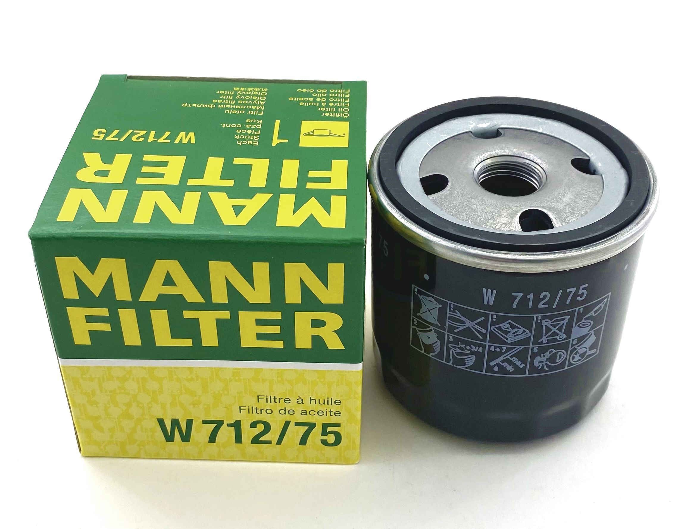 MANN FILTER Фильтр масляный арт. W71275