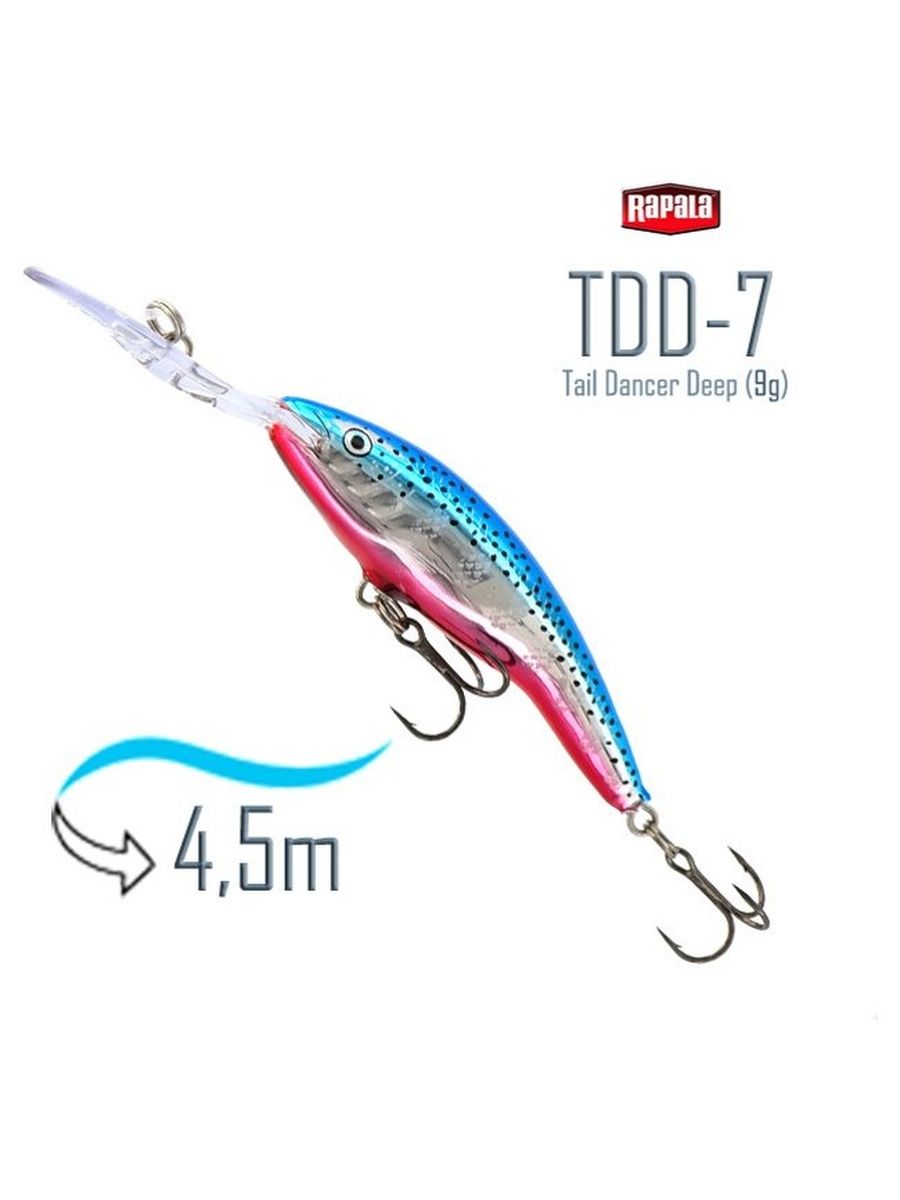 Rapala tail dancer. Воблер Rapala TDD-7 BFL. Тейл денсер Воблер. Rapala Deep Tail Dancer. Воблер Rapala TDD 11-BFL БС.