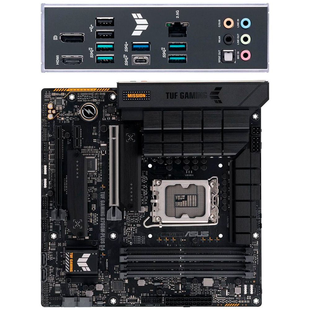 Asus tuf b760m plus d4. Plus 760.